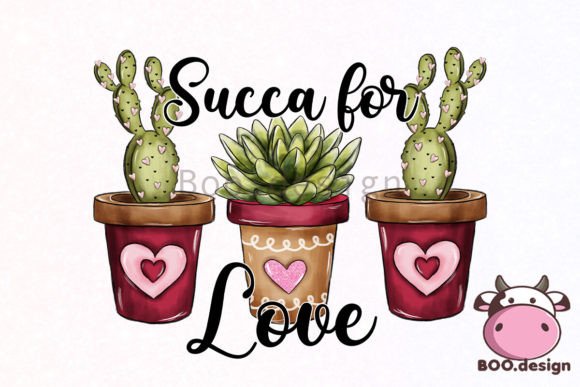 Download Succa for Love Cactus Valentine PNG - Love Collection