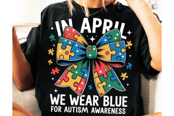 Download Patchwork in April We Wear Blue PNG, Aut - Premium Resources
