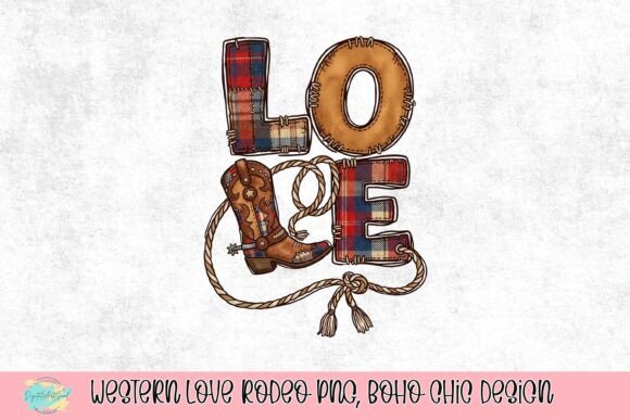 Download Western Love Rodeo PNG, Boho Chic Design - Love Collection