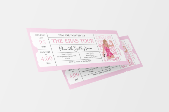 Download Taylor Eras Tour Ticket Stub Birthday in - Tour Collection