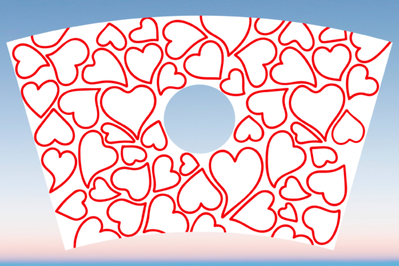 Download Doodle Valentine Heart Starbucks Cup Svg - Doodle Collection