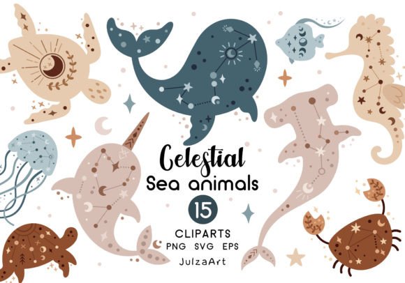 Download Ocean Animals Clipart, Sea Animals Svg - Ocean Collection