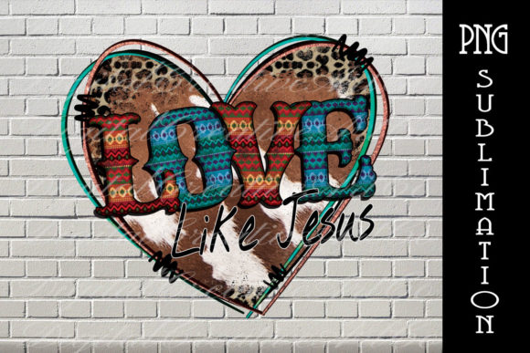 Download Western Love Like Jesus Heart Leopard - Love Collection