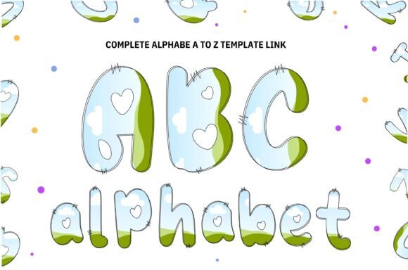 Download Canva Doodle Valentine Alphabet Editable - Doodle Collection