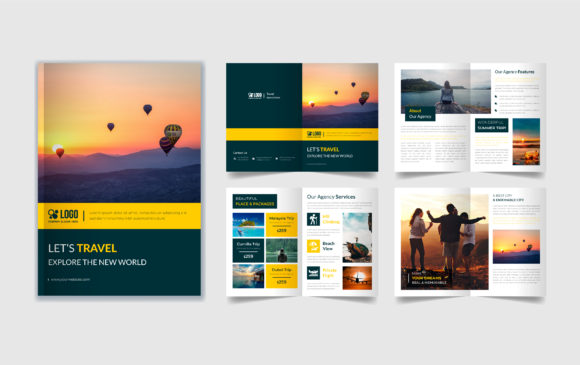 Download Tour &amp; Travel 8 Page Brochure Template - Tour Collection