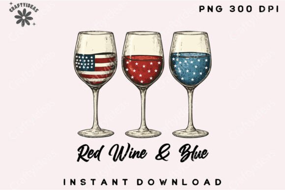 Download Red Wine &amp; Blue PNG,4th of July Wine Png - Premium Resources