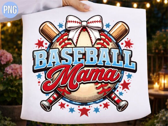 Download Baseball Mama Bats Red White Blue PNG - Premium Resources