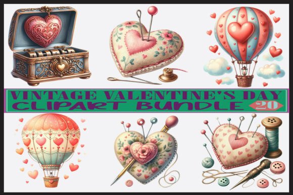 Download Retro Romantic Love Illustrations - Love Collection