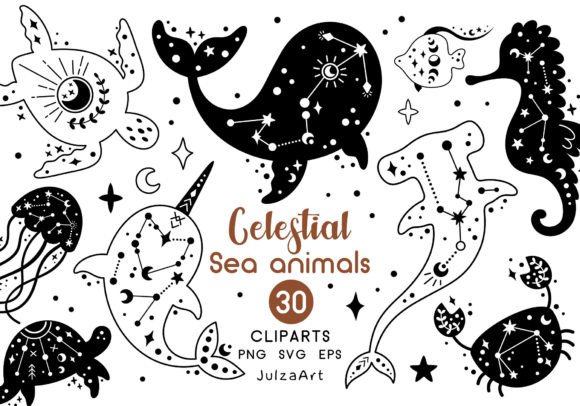 Download Ocean Animals Clipart, Sea Animals Svg - Ocean Collection