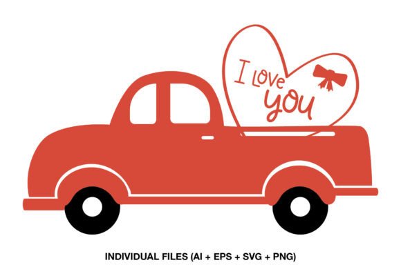 Download Love Truck Valentine Clipart - Love Collection