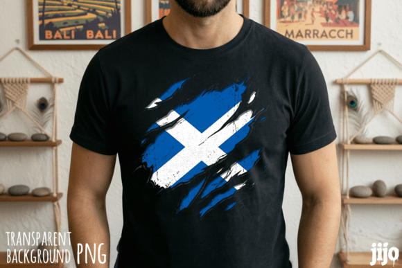 Download Scotland Flag Ripped Blue PNG - Blue png Collection