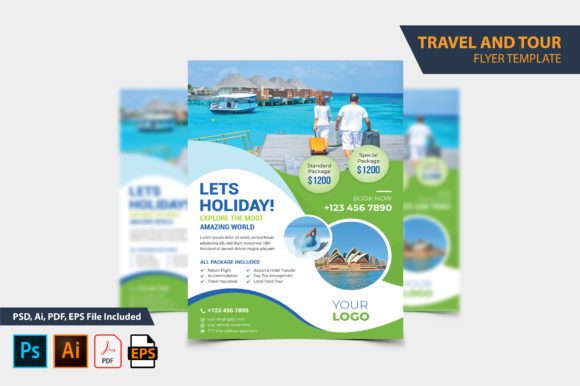 Download Holyday Tour Flyer Design Template - Tour Collection