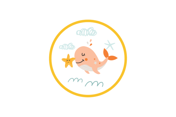 Download Sea Theme Stickers - Whale Svg Ocean - Ocean Collection