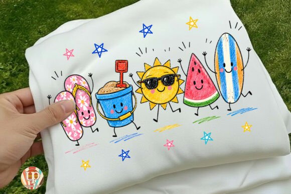 Download Funny Summer Doodle PNG Beach Vacation - Doodle Collection
