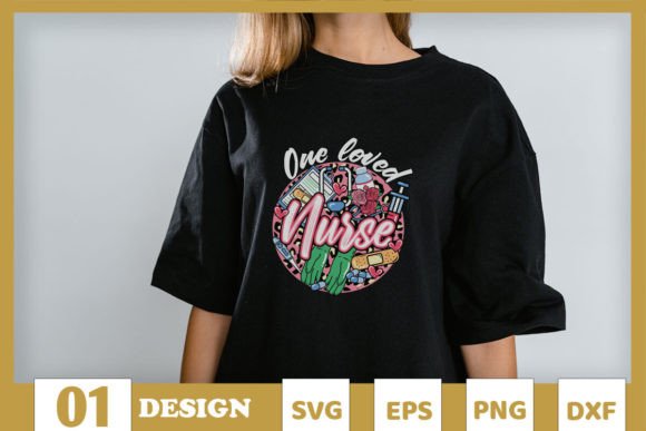 Download One Loved Nurse Doodle Valentine - Love Collection